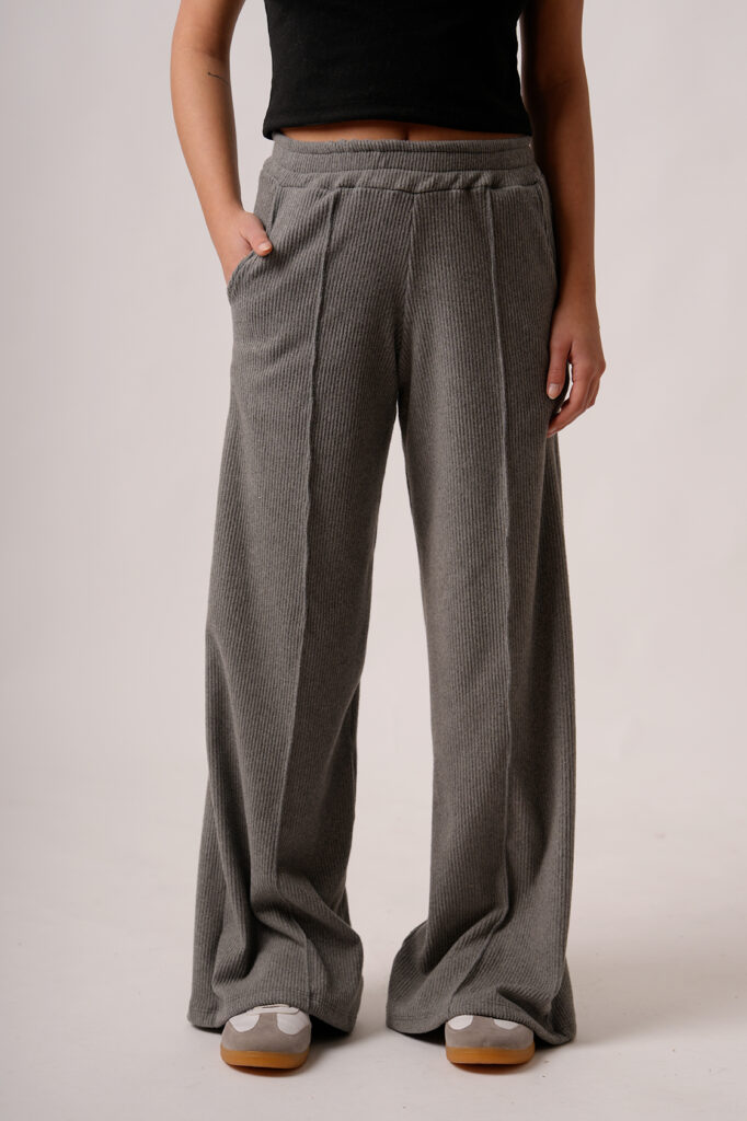 Palazzo Wide Leg Morley Baston Fino Con Fuelle Regy
