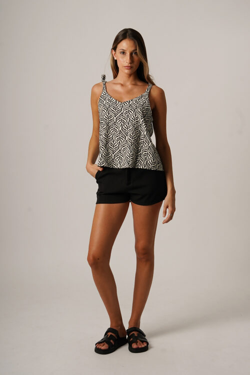 Musculosa Cey Premium Estampado Para Atar Boku