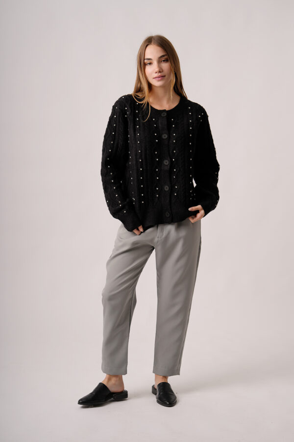 Saquito 5 Botones Con Tachas Roxana