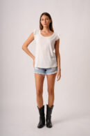 Musculosa Lino Con Gota Cata A