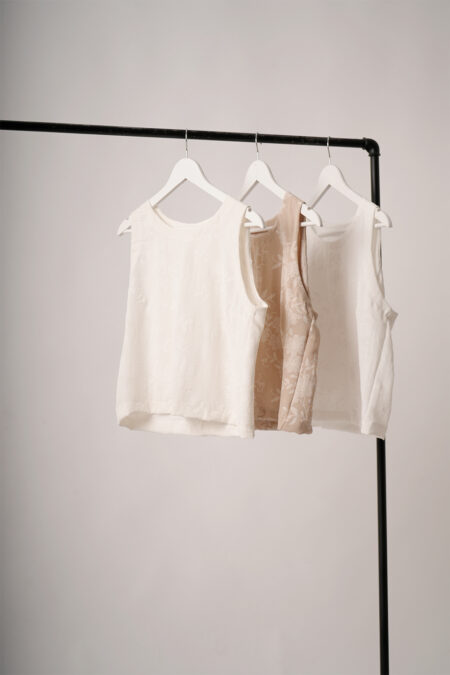 Musculosa Cey Broderie Puffing Flores Celina - Imagen 3