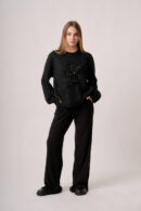 Sweater 1 Flor Con Tachas Valentina