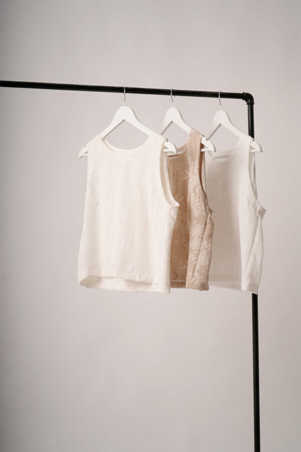 Musculosa Cey Broderie Puffing Flores Celina