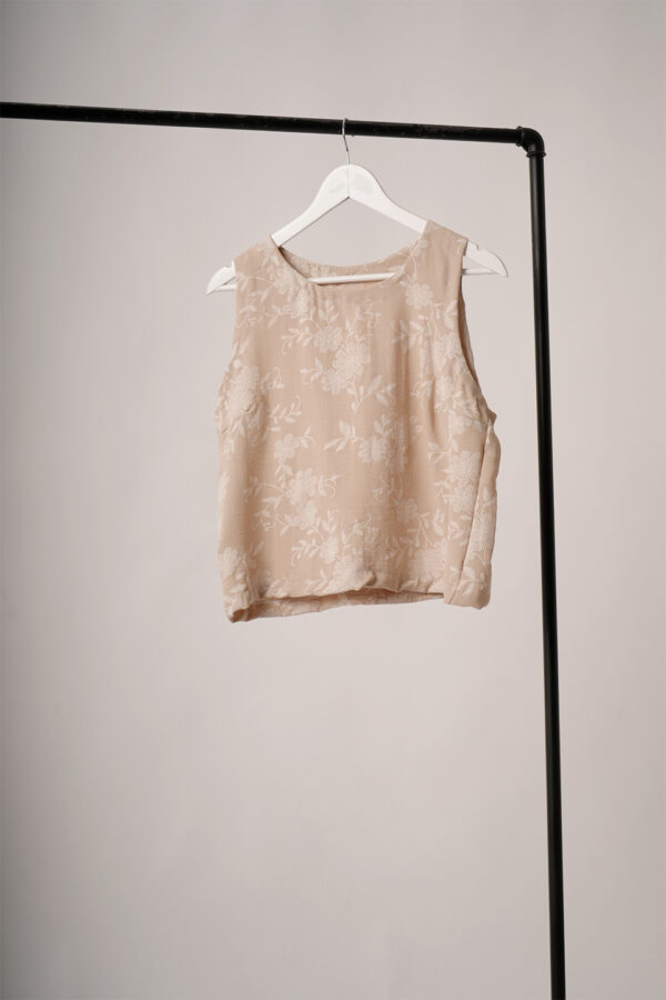 Musculosa Cey Broderie Puffing Flores Celina