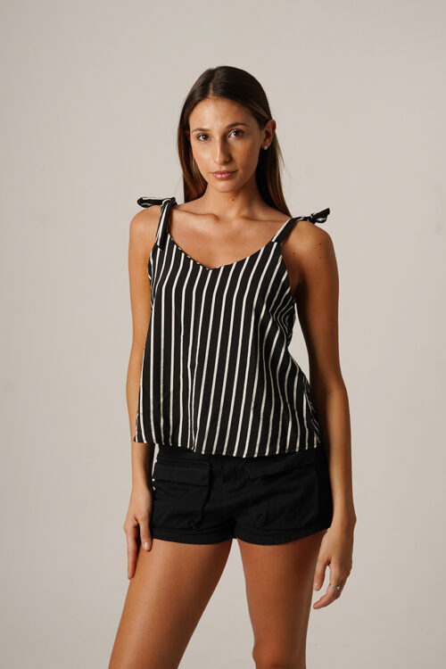 Musculosa Cey Premium Estampado Para Atar Maki