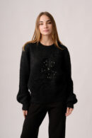 Sweater 1 Flor Con Tachas Valentina