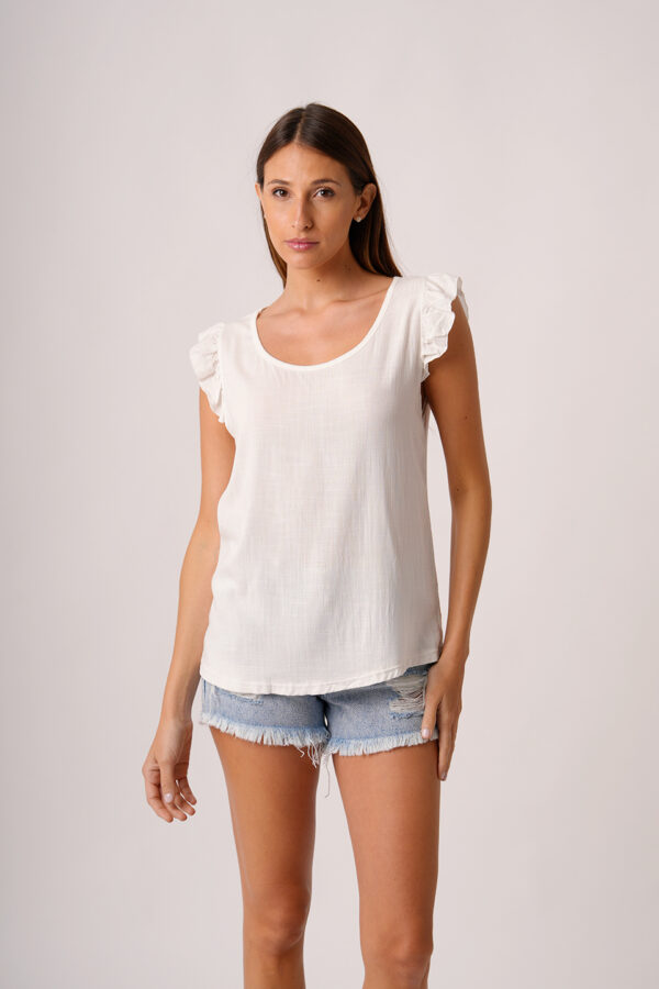 Musculosa Lino Con Gota Cata A