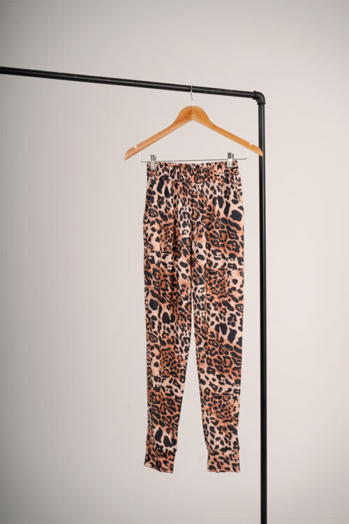 Babucha Lanilla Tejido Morley Animal Print Ciela