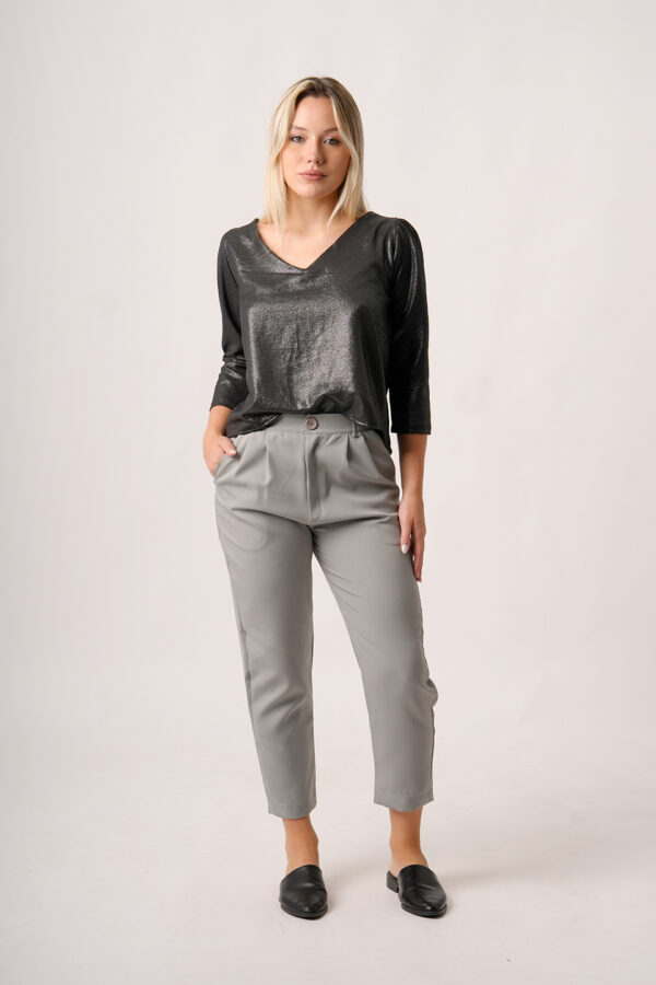 Remera Manga 3/4 Cuello V Cey Foil Ossy
