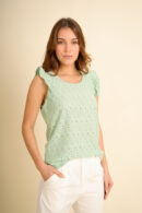 Musculosa Con Gota Broderie Dery