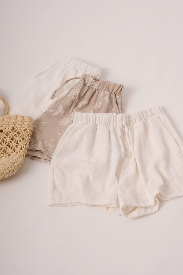 Short Cey Broderie Puffing Flores Suka