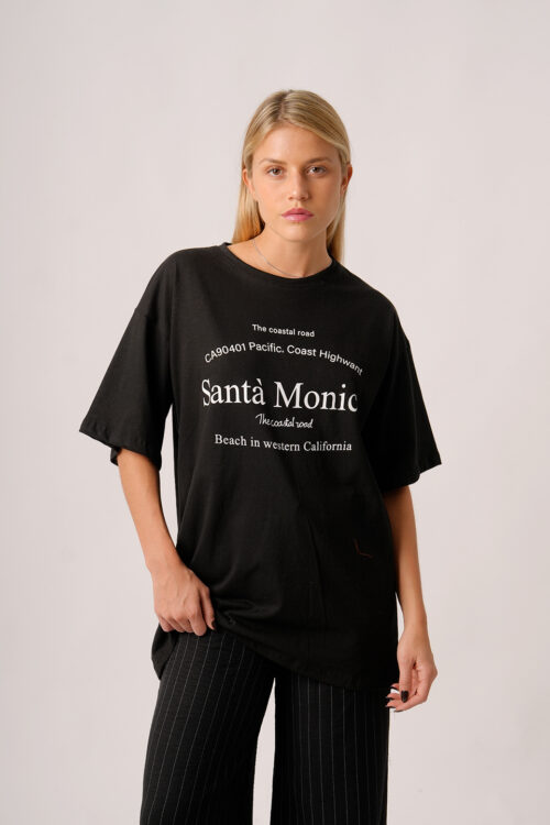 Remeron Jersey Peinado Estampa Santa Monica