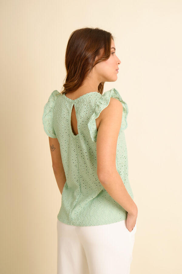 Musculosa Con Gota Broderie Dery