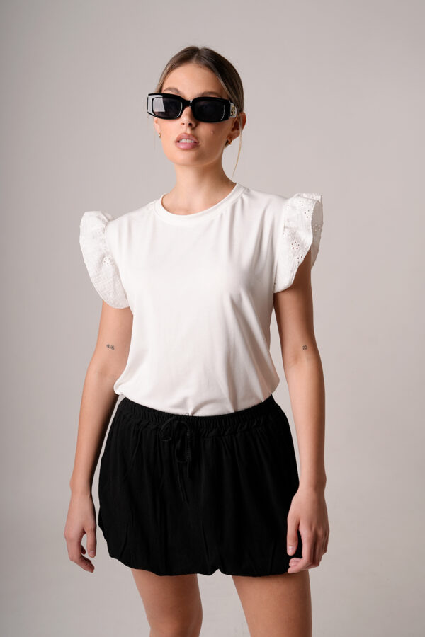 Musculosa Liso Ribb Volado Broderie Asia