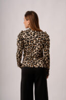 Buzo Manga Princesa Merlina Estampada Animal Print Gisel