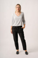 Remera Manga 3/4 Cuello V Cey Liso Juna