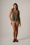 Musculosa Cey Premium Estampado Para Atar Gino