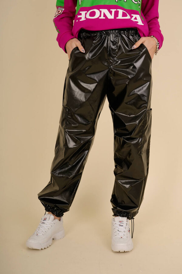 Parachute Rompeviento Impermeable Ajustable Cintura Y Puño Con Bolsillos Costado Alyssa - Azul, 40