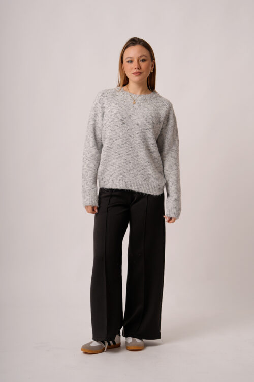 Sweater Cuello Redondo Tachas Arriba Karachi