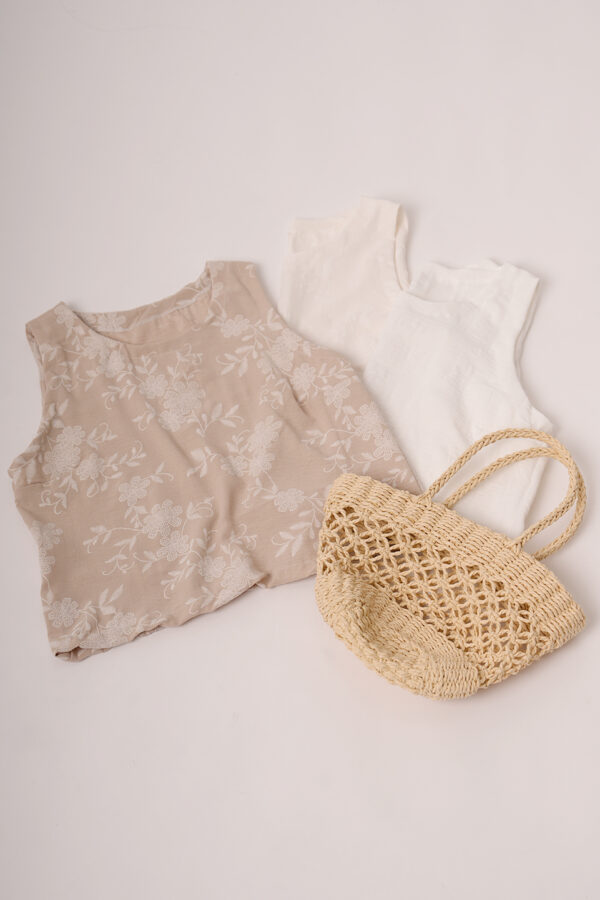 Musculosa Cey Broderie Puffing Flores Celina