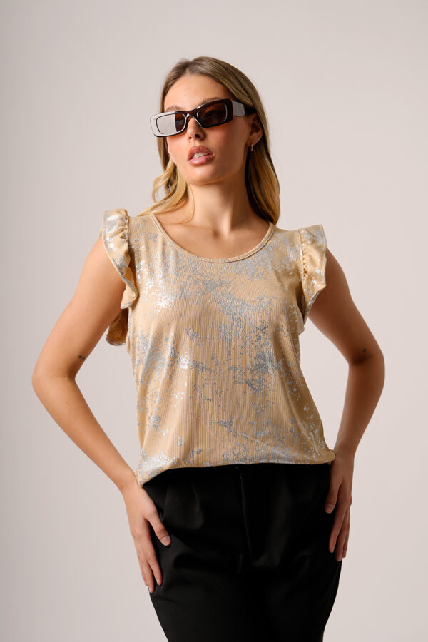Musculosa Con Gota Morley Lurex Vintage Dolva