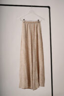 Palazzo Cey Broderie Puffing Estampado Hojas Domi