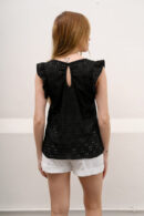 Musculosa Con Gota Broderie Punto Flor Mogan