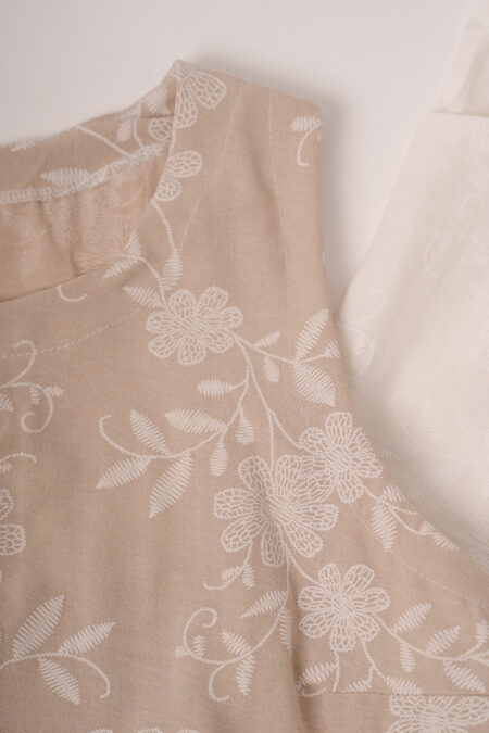 Musculosa Cey Broderie Puffing Flores Celina - Imagen 5