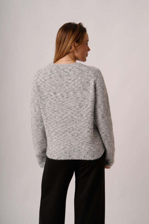 Sweater Cuello Redondo Tachas Arriba Karachi