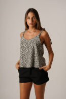 Musculosa Cey Premium Estampado Para Atar Boku