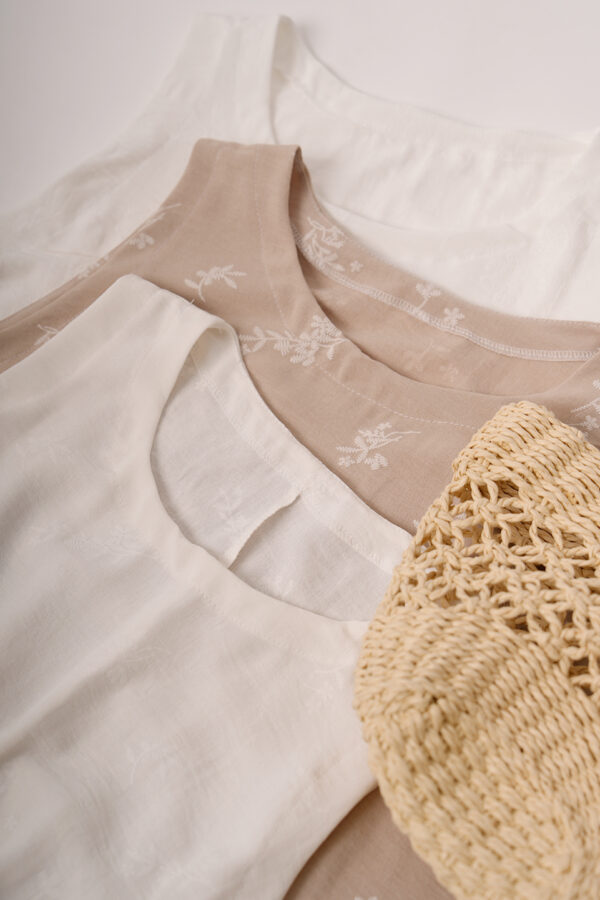Musculosa Cey Broderie Puffing Ramitas Ravena