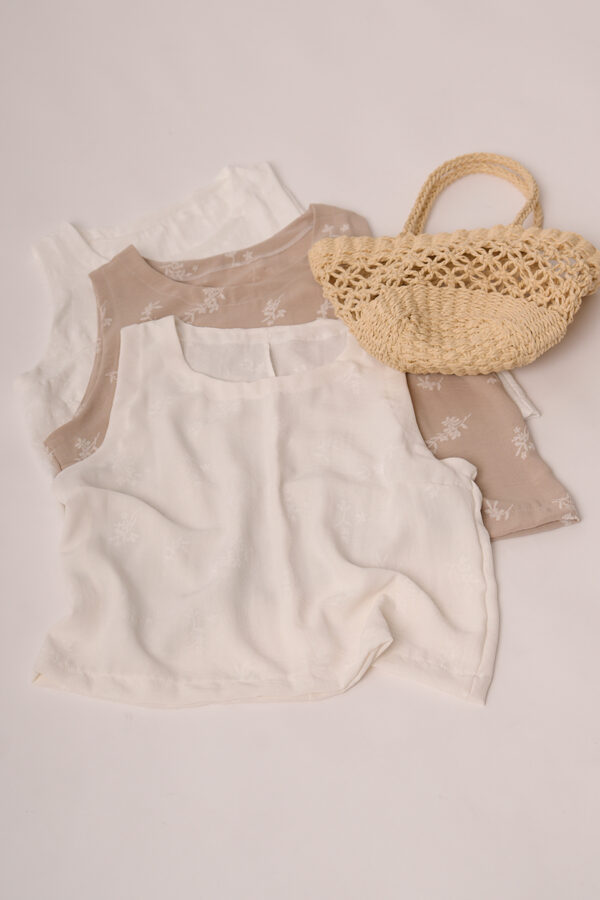 Musculosa Cey Broderie Puffing Ramitas Ravena