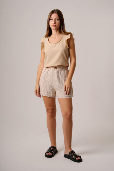 Musculosa Con Gota Lino Camisero Nepal - Imagen 4