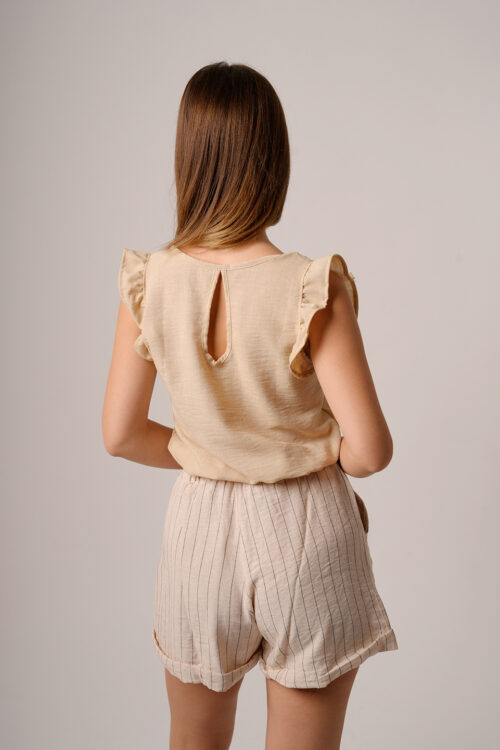 Musculosa Con Gota Lino Camisero Nepal