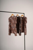 Buzo Manga Princesa Tejido Morley Animal Print Thea