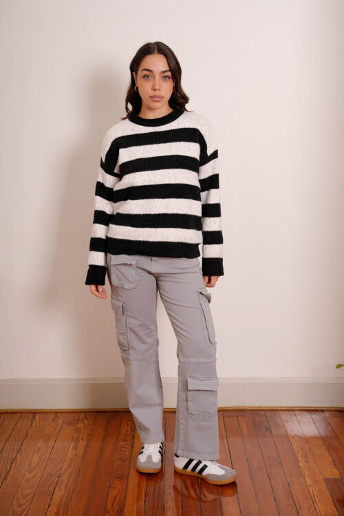 Sweater Cuello Redondo Rayado Helsinki