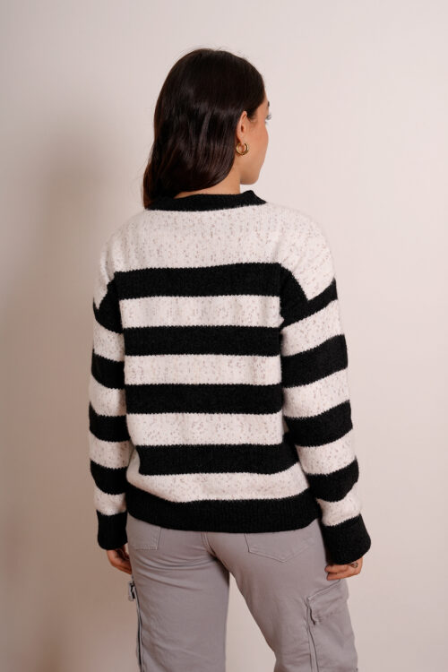 Sweater Cuello Redondo Rayado Helsinki