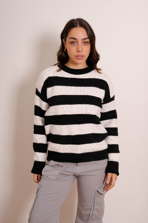 Sweater Cuello Redondo Rayado Helsinki