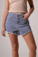 Short Gabardina Rigida Rayada Greta