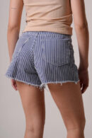Short Gabardina Rigida Rayada Greta