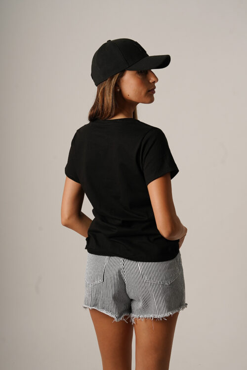 Remera Manga Corta Algodon Jersey Peinado Estampa Palma De Mallorca Spain