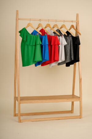 Top Lurex 1 Hombro Con Volado Liam