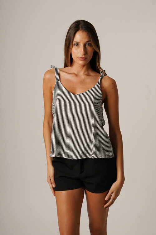 Musculosa Cey Premium Estampado Para Atar Tanu
