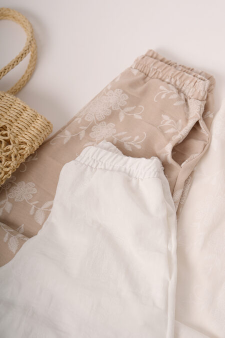 Palazzo Cey Broderie Puffing Estampado Flores Loana - Imagen 4