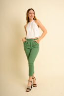 Musculosa Saten Con Strass Rapsodia