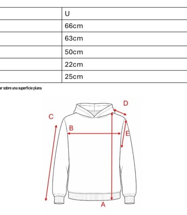 Maxibuzo Rustico Frisado Con Capucha Estampa Scholar Shuffle Sporty