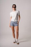 Remera Manga Corta Modal Rayado Poppy
