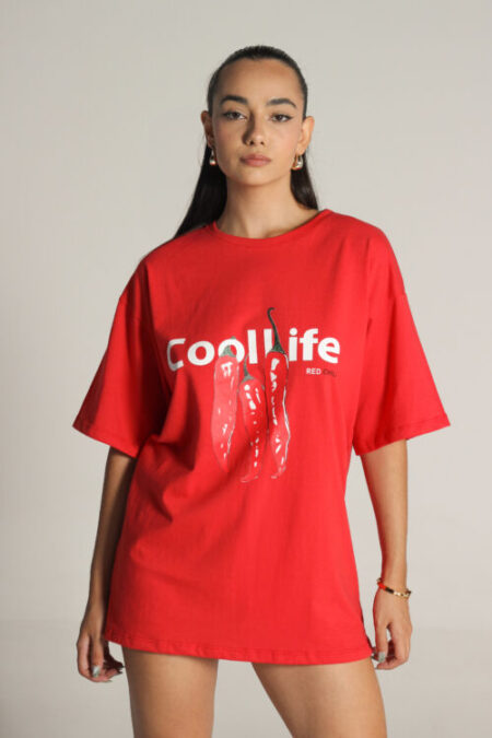 Remeron Jersey Peinado Estampa Red Chili Cool Life