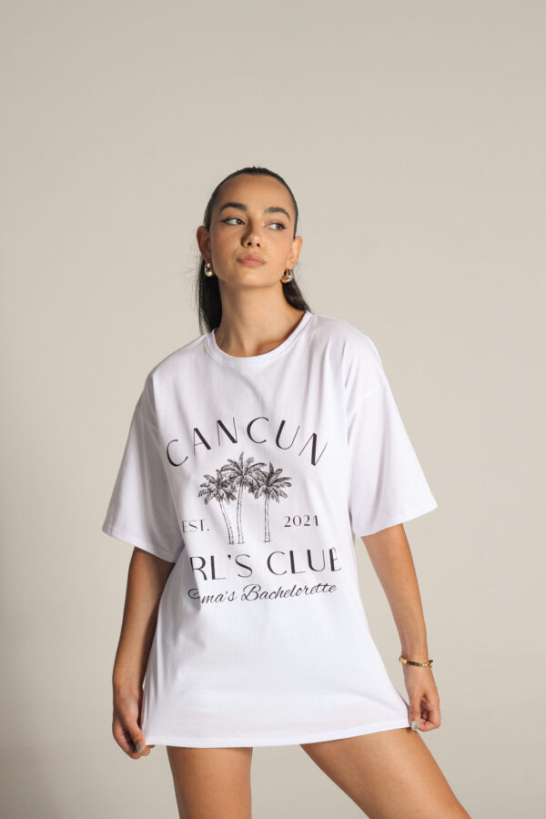Remeron Jersey Peinado Estampa Palmeras Cancun