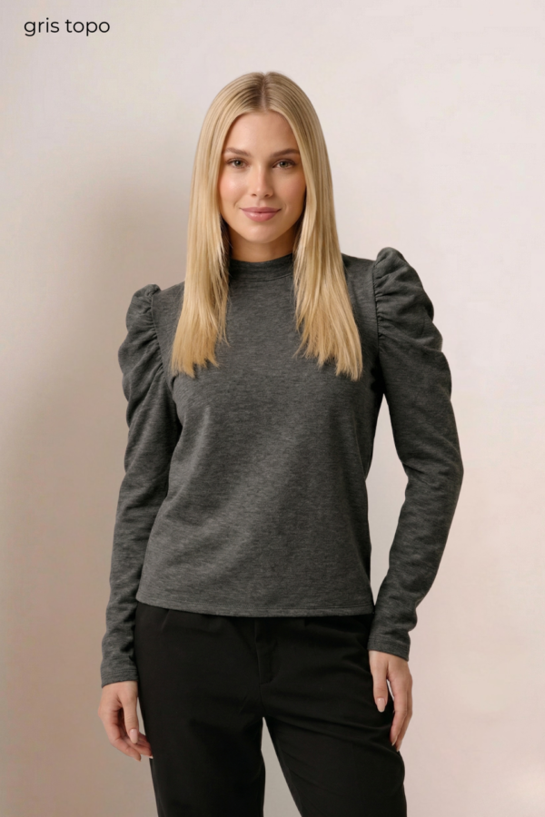 Buzo Manga Princesa Rustico Frisado "SHARONCITA"